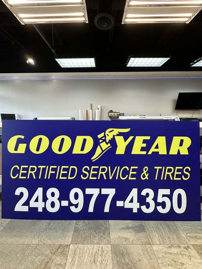 Signs and banners by Harbor GraphX
