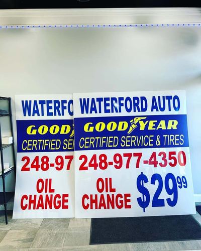 Signs and banners by Harbor GraphX
