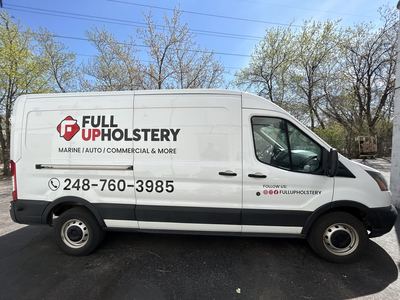 Full Upholstery. Van lettering