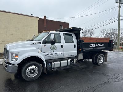 Goldner Walsh. Dump truck lettering and DOT