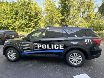 Police interceptor. Fleet markings